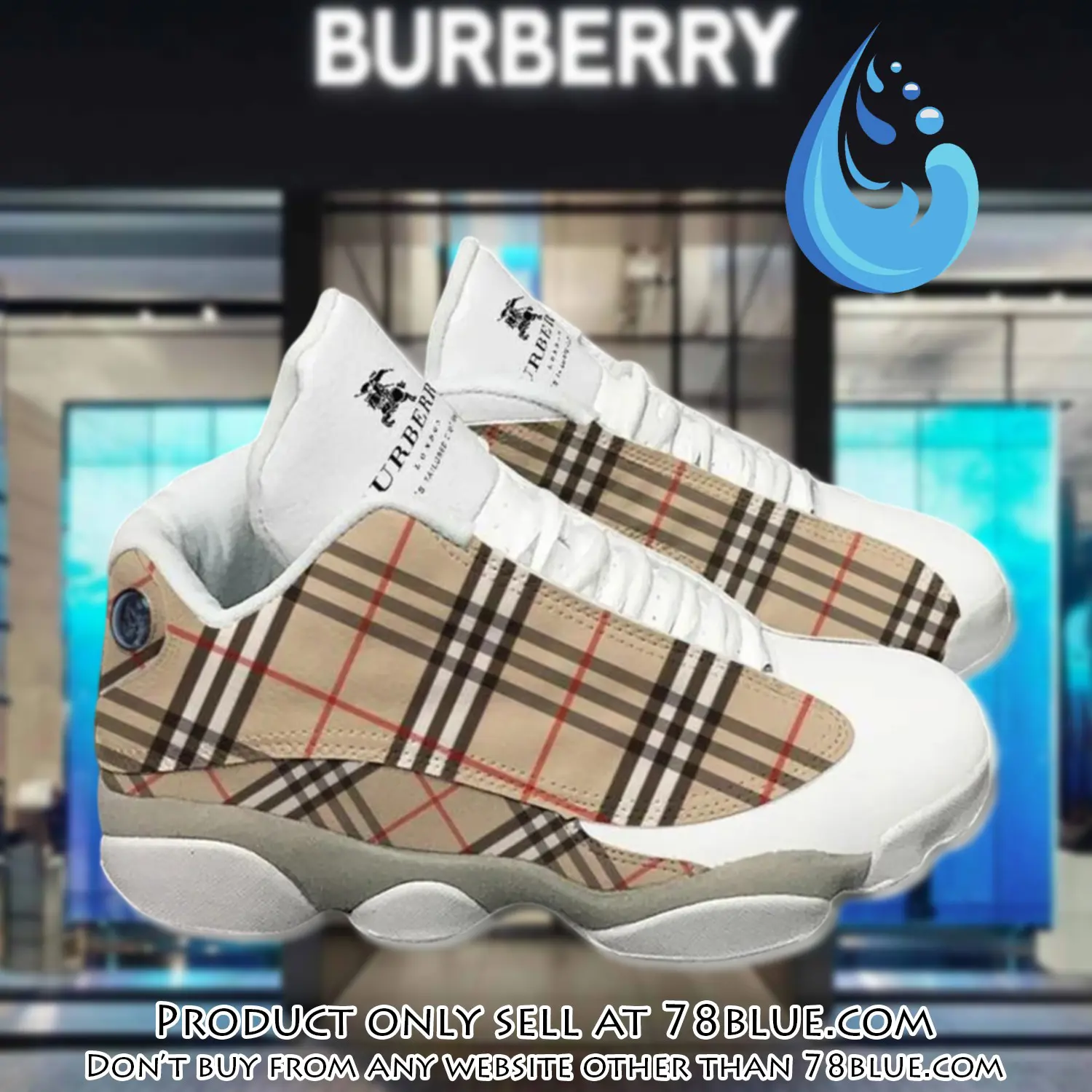 Burberry white air jordan 13 sneakers shoes hot  gifts for men women 78b5238302